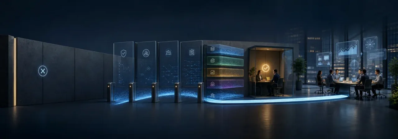 Governance-Gates führen von einem geschlossenen KI-Zugang zu einer kontrollierten unternehmensweiten Nutzung.