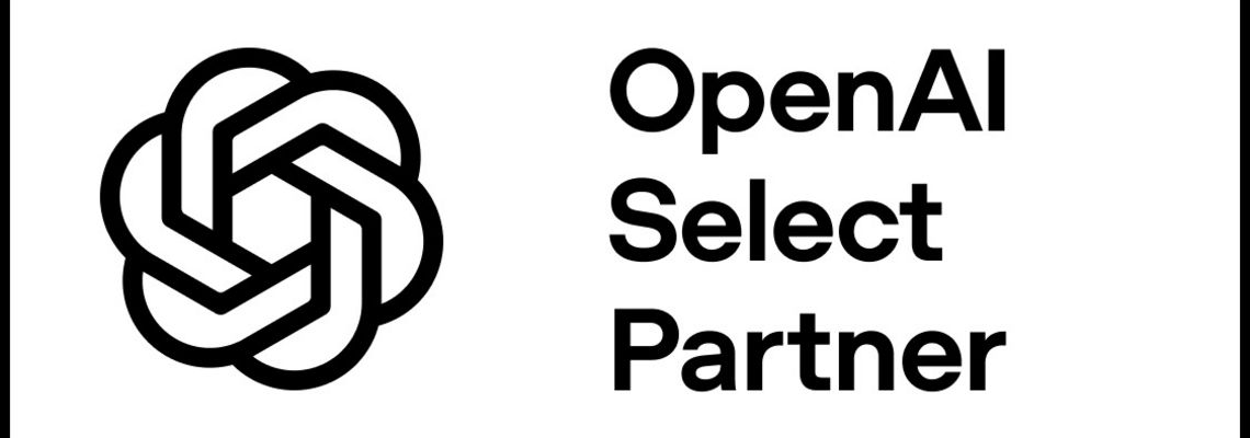 Offizielles OpenAI Select Partner Zeichen im Querformat