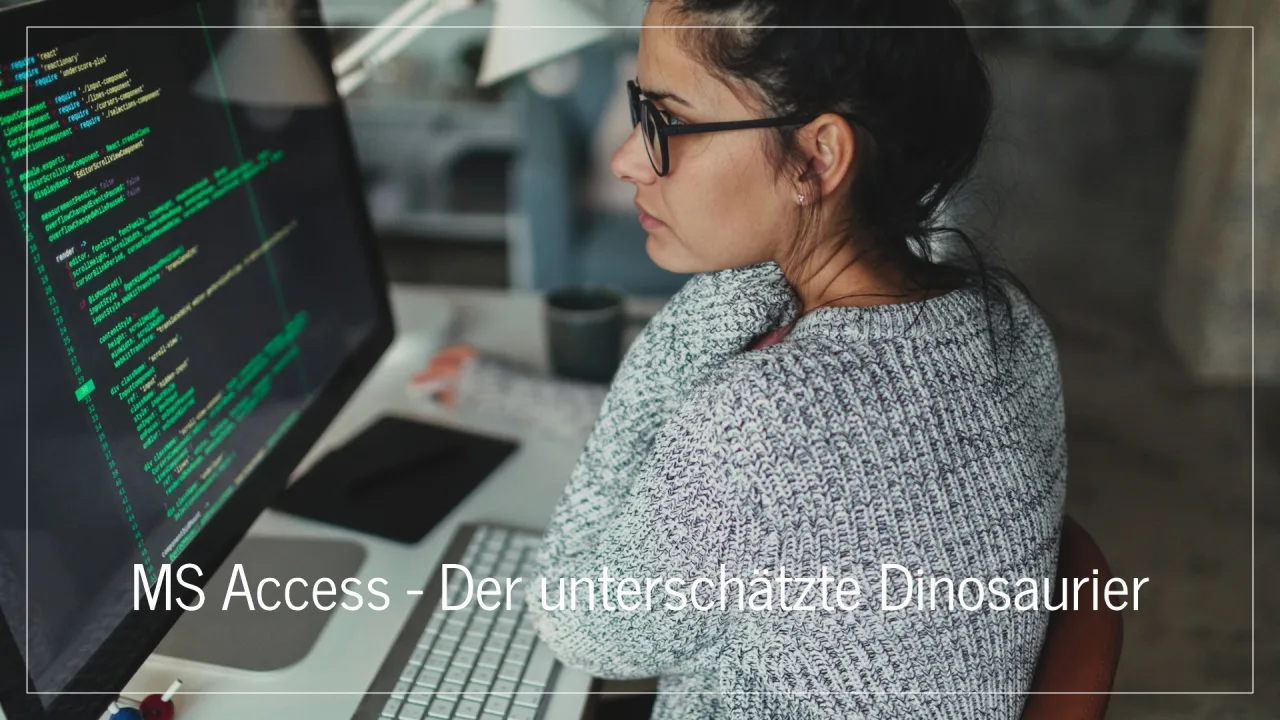 LinkedIn-Originalbild zum Einsatz von KI in einer gewachsenen Microsoft-Access-Lösung.