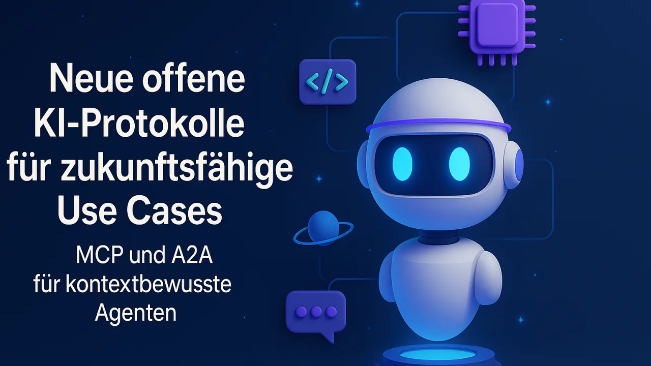 LinkedIn-Originalbild zu MCP und A2A als Infrastruktur für KI-Agenten.