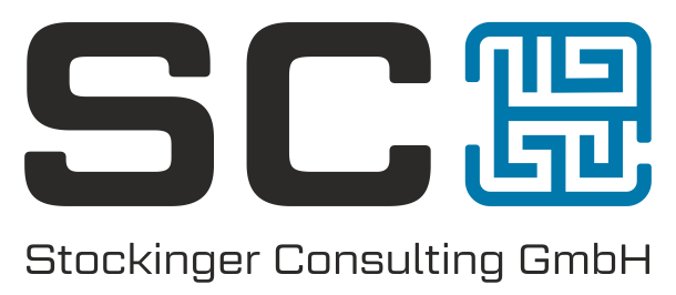 Logo der Stockinger Consulting GmbH mit transparentem Hintergrund